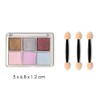 6 Colors Solid Nail Powder Palette Nail Powder Nude Nail