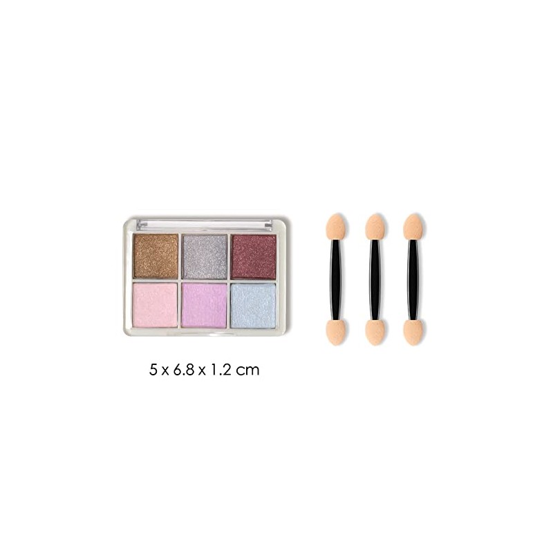 6 Colors Solid Nail Powder Palette Nail Powder Nude Nail