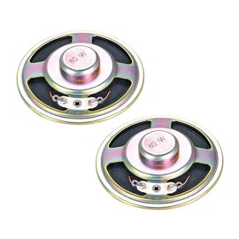 uxcell 1W 8 Ohm DIY Speaker 57mm Round Shape Replacement Loudspeaker 2pcs