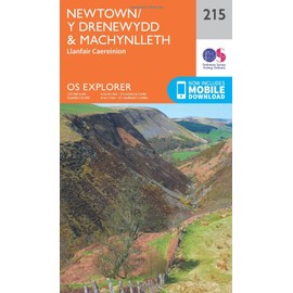 Newtown / Y Drenewydd & Machynlleth Map | Llanfair Caereinion | Ordnance Survey | OS Explorer Map 215 | Wales | Walks | Hiking | Maps | Adventure