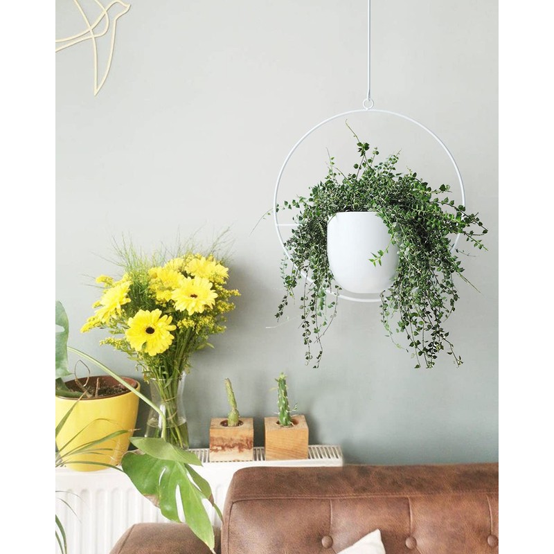 ABETREE Hanging Planter Indoor Modern Boho Plant Pot Metal Wall