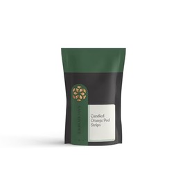 Savory Spice Candied Orange Peel Strips (1.8 oz) - Sliced Candied Orange Peels for Baking, Snacking, Garnishing Cocktails, Trail Mix & Desserts