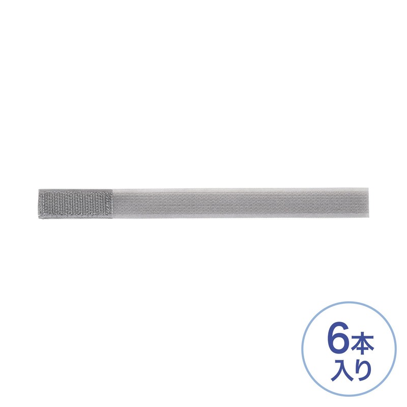 Sanwa Supply CA-651GYN Cable Ties (Velcro) Gray