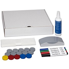 Whiteboard Zubehör-Set klein 26-teilig in Aufbewahrungsbox