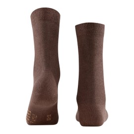 FALKE Women Family socks, 1 pair, UK size 5.5-8 (EU 39-42), Brown, cotton mix - Skin friendly cotton, hard wearing, ideal for casual looks