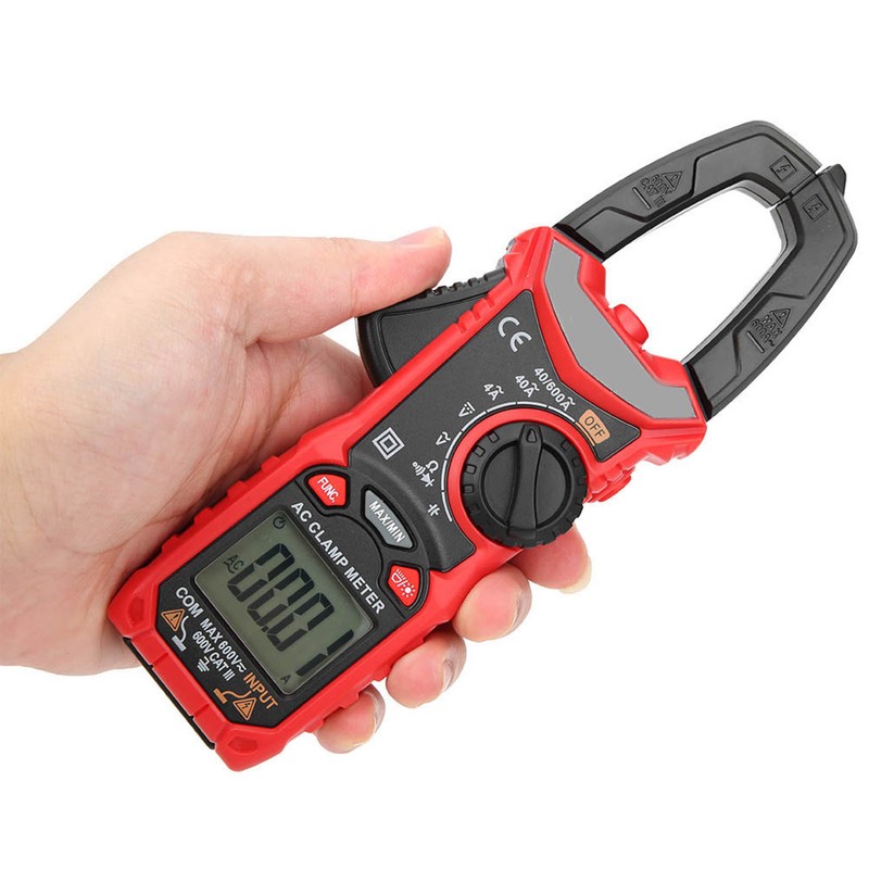 HT206A Hand Held LCD Digital Clamp Meter Multimeter Ac DC