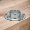 MIJOMA Set of 4 Stainless Steel Egg Cups, Matte Silver,