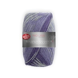 Pro Lana Fjord Socks Colour 192, Sock Wool Pattern Forming, Wool Norwegian Pattern for Knitting, 100 g, 400 m