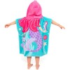 Toalla de playa con capucha para niños pequeños, 100 %