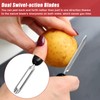 Professional #1071 Vegetable Peeler, Stainless Steel Fruit Potato Peeler, Swivel