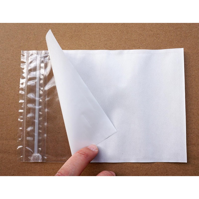 Premium 6.7'' x 10'' Resealable Adhesive Shipping Label/documents Pouches (50