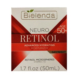 BIELENDA NEURO RETINOL 50 + VITAMIN C & E ADVANCED HYDRATING MOISTURIZER DAY/NIGHT 1.7 FL OZ