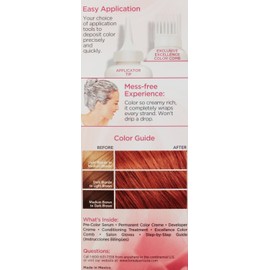 L'Oreal Paris Excellence Creme Triple Protection Hair Color, Light Auburn (Warmer) [6R] 1 ea (Pack of 2)