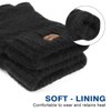 DOVAVA Fingerless Gloves for Men,Thermal Winter Touchscreen Kint Gloves for
