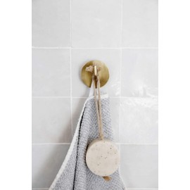 HOUSE DOCTOR - house doctor distributeur de papier wc mural metal laiton text Je0184