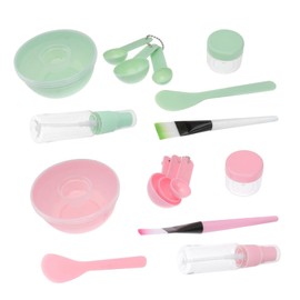Healeved 2sets Mask Mixing Bowl and Stick Set Practical Facial Mask Tool for Skincare Includes Stirring Rod for Easy Mixing for and Beauty Treatments
