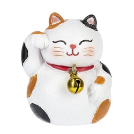 Westmon Works Lucky Little Cat Charm Tiny Pocket Good Luck Maneki-neko Trinket Set Includes Story Card