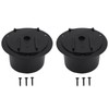Round Cable, Snap On Cover, Made of ABS, Fits 2-3/4