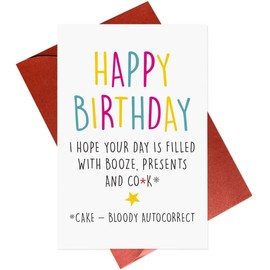 Best Friend Birthday Card,Funny Birthday Cards For Her Girlfriend Women