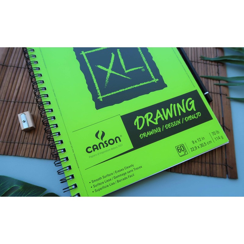 Canson XL Series Drawing, 9" x 12", White