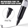 36 Pack Permanent Markers Fine Tip, Black Permanent Marker Pens