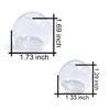 RESINWORLD 10pcs 1.7'' & 1.3'' Resin Knob Molds - Clear