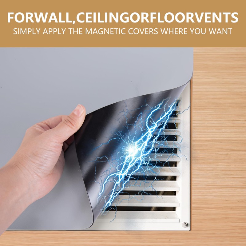LFUTARI 4 Pcs 13.4'' x 13.4'' Strong Magnet Vent Covers,