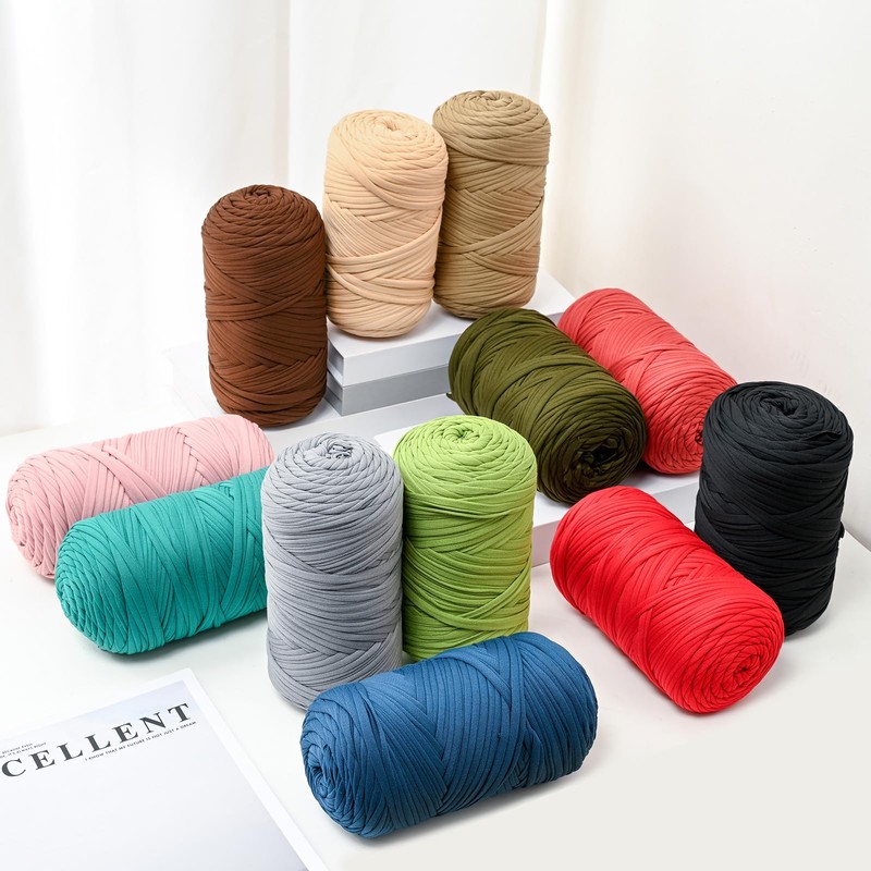 Hilo de ganchillo suave, 400 g/114 yardas, hilo grueso para
