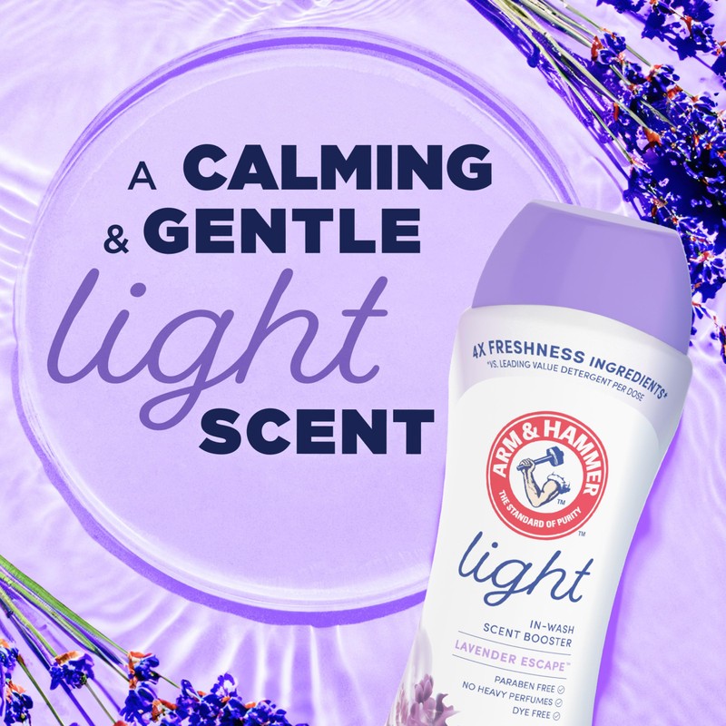 ARM & HAMMER Light In-Wash Scent Booster, Laundry Scent Booster