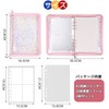 Janzone Sealing Notebook, Storage Binder, Star Pattern, Transparent, A5 (20