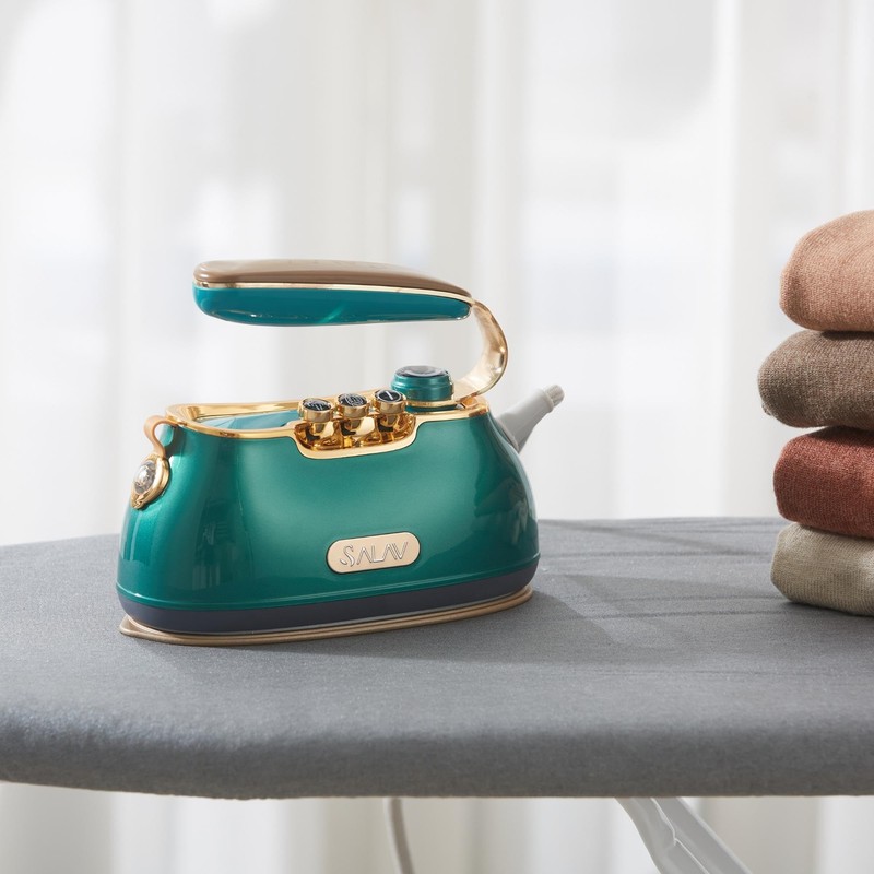 SALAV IS-900 Retro Handheld Garment Steamer and Iron, Ceramic Steam
