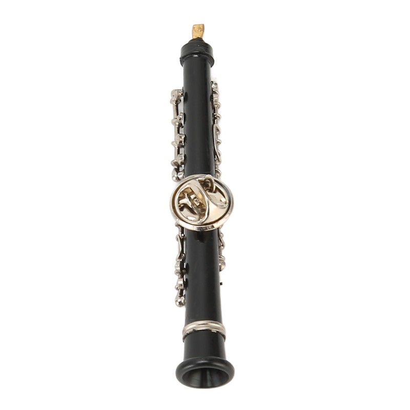 Miniature Oboe Brooch for Music Lover Exquisite Rust Protection Miniature