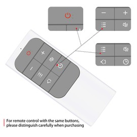 ZWP Replacement Remote Control fit for Dreo Wall Heater DR-HSH009S DR-HSH009AS DR-HSH009BS WH729S WH719S