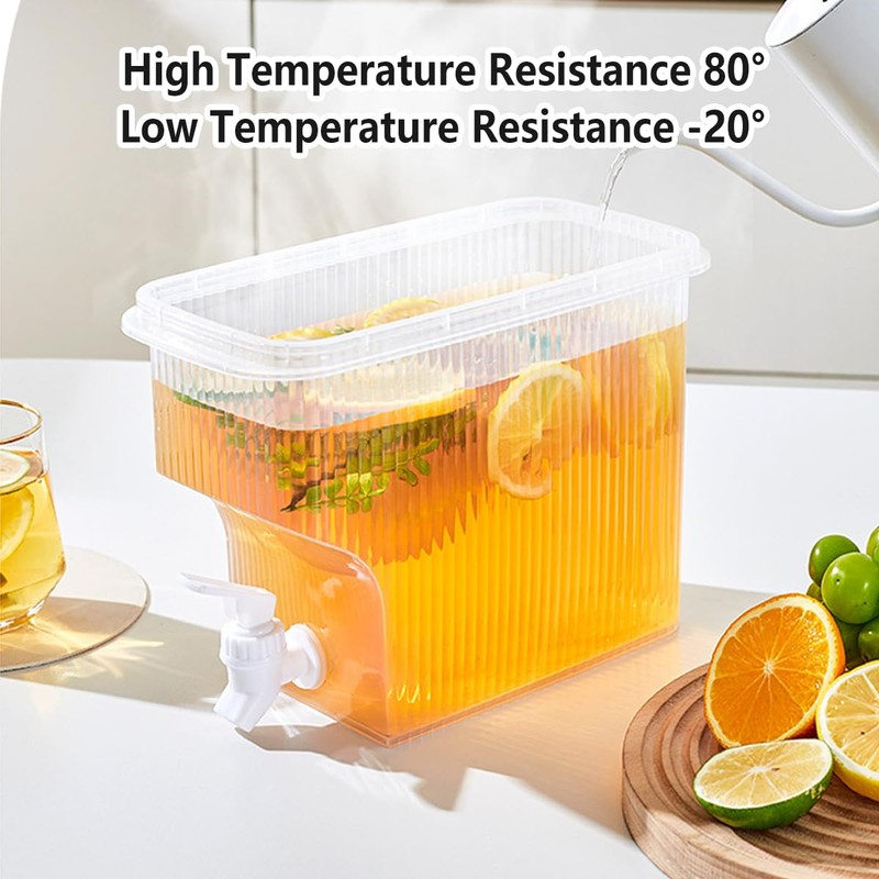 AIMALL 3900ml Refrigerator Cold Water Kettle with Spout and Lid