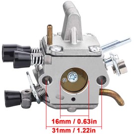ZAMDOE Carburetor for stihl FS120 FS200 FS250 FS300 FS350 FR350 FR450 FR480 String Trimmer Brushcutter Replaces # 4134 120 0653, 4134 120 0603 with Air Filter Spark Plug Primer Bulb