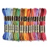 CABODYALS 18 Strands 6 Strands 157.5 Yards Polyester Embroidery Thread