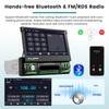 Android 15 Single Din Car Stereo Radio with Wireless Carplay