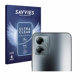 Savvies 6 Pack Screen Protector compatible with Motorola Moto G14 (ONLY Camera Lens) Protection Film Clear