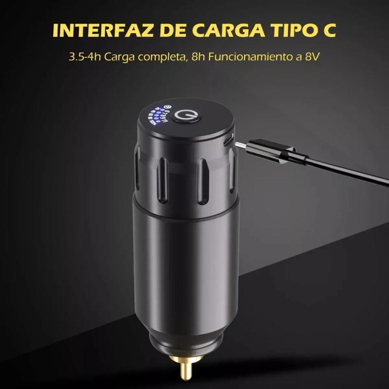 Kit Pistola Tatuar Profesional Máquina Tatuar Alta Calidad