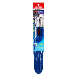 VESSEL SC-W90B Fall Prevention Cord, Load Capacity 2.2 lbs (1 kg), Blue