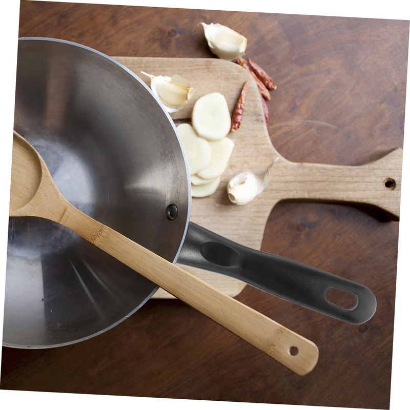 Alipis Chef Cookware Pot Handle Replacement Long Heat Anti-Slip Saucepan