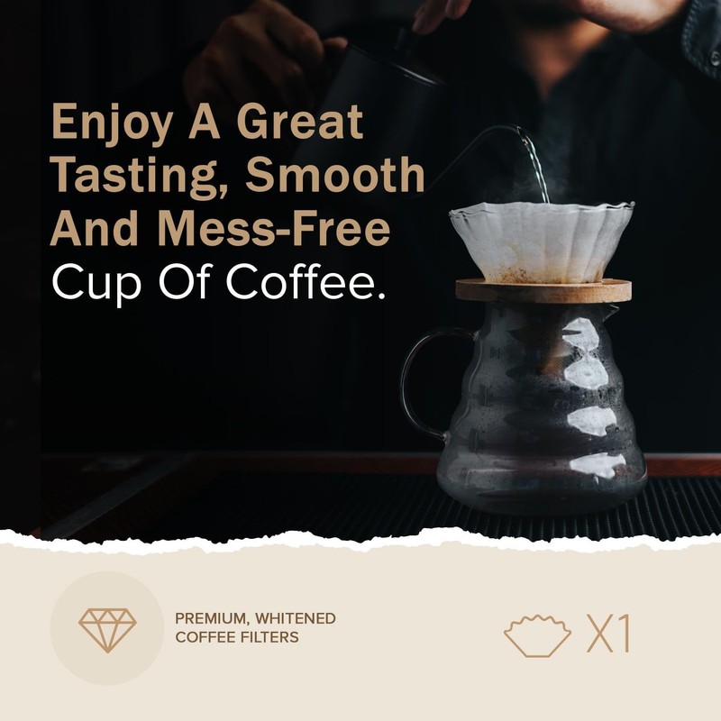 EDESISA ESPRESS - 100 Size 45/155mm Basket Coffee Filter Papers