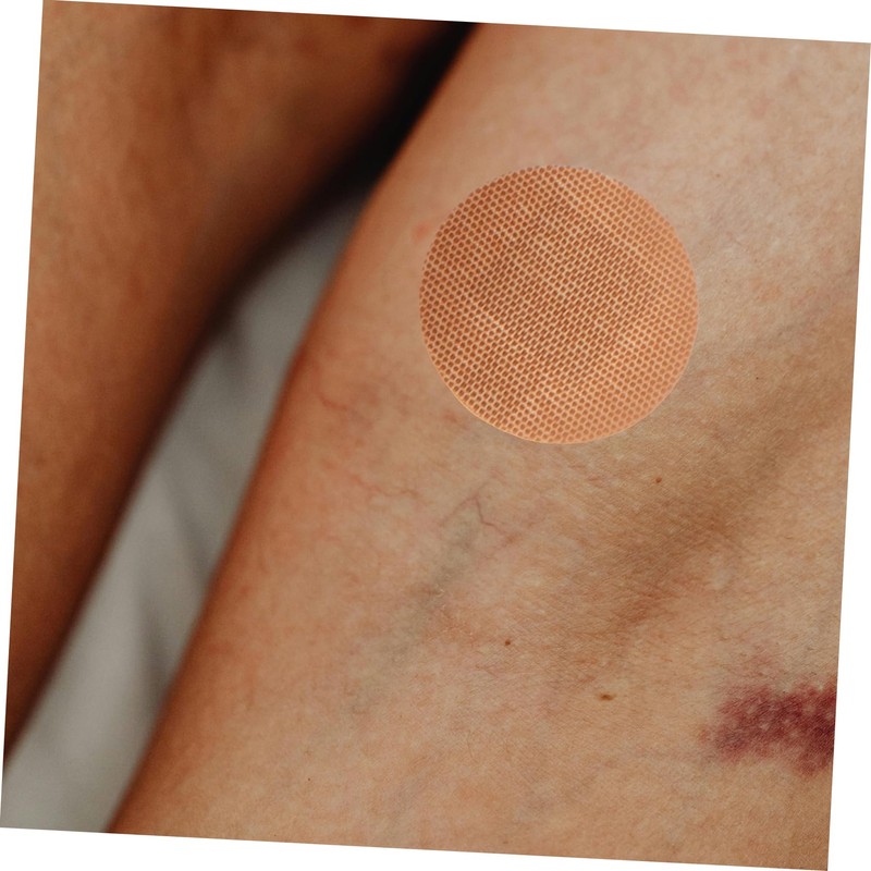 OHPHCALL Portable Toe Finger Bandages 80pcs Round Bandages Breathable Flexible