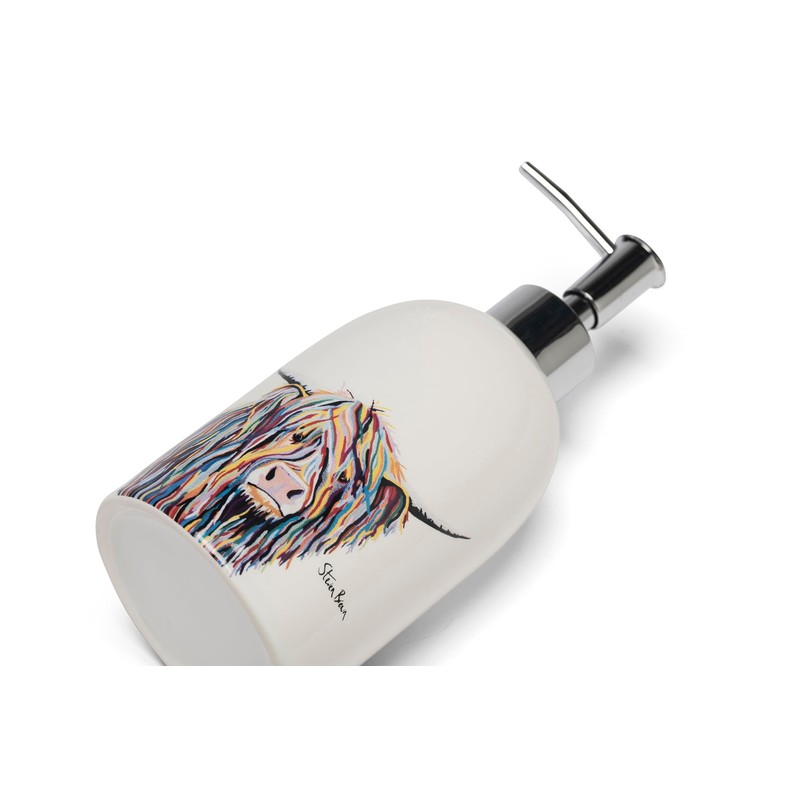 Croydex Art by Steven Brown Angus McCoo Soap Dispenser, Ceramic,