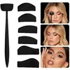 6-in-1 Eyeshadow Crease Line Stencil Set Guide 3ea
