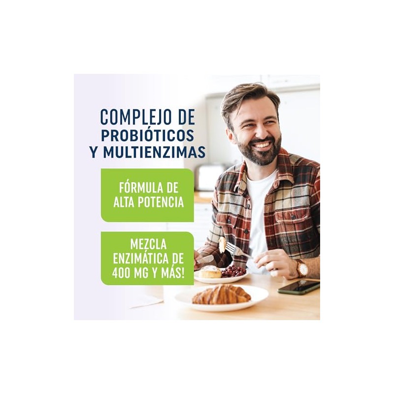 MAV Nutrition Enzimas Digestivas con Probióticos, 60 Cápsulas