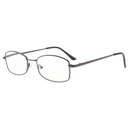 Eyekepper Womens Reading Glasses With Memory Bendable Bridge (Gunmetal,+1.75)