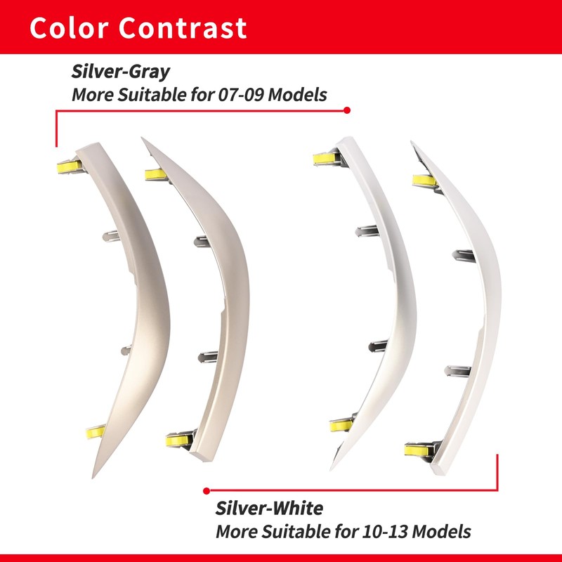 Getfarway Left & Right Lower Side Central Dashboard Cover Strip