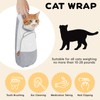 Cat Grooming Wrap, Self Adhesive Cats Anti-Escape Wrap, (12-28lbs)