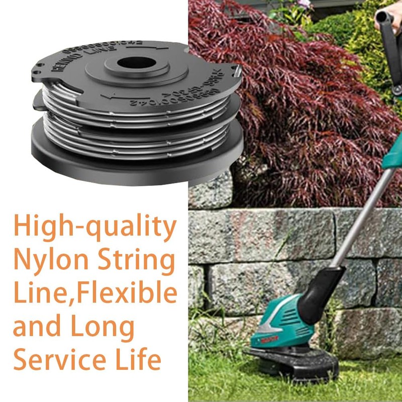 2 String Trimmer Replacement Spoolcompatible with Bosch Grass Trimmer Bosch